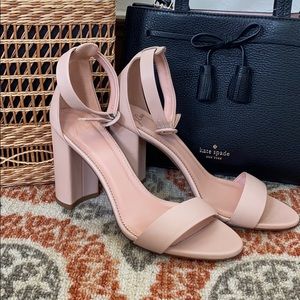 J. Crew Guava Block Heel Sandal